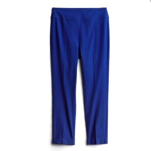 Bright Blue Cropped Trouser Pant